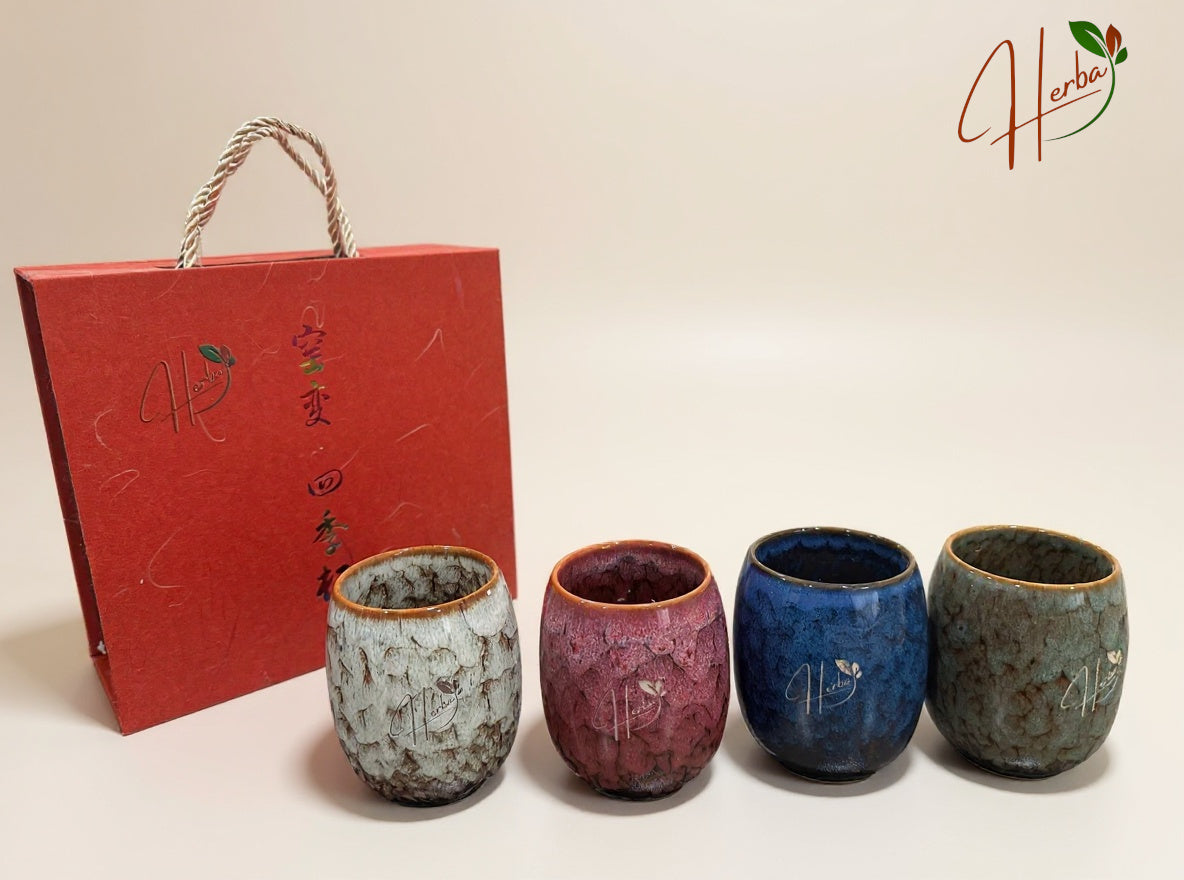 Kiln-Baked Ceramic Master Tea Cup Gift Set