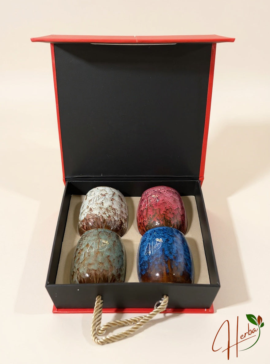 Kiln-Baked Ceramic Master Tea Cup Gift Set