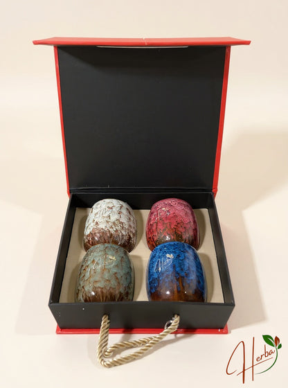 Kiln-Baked Ceramic Master Tea Cup Gift Set